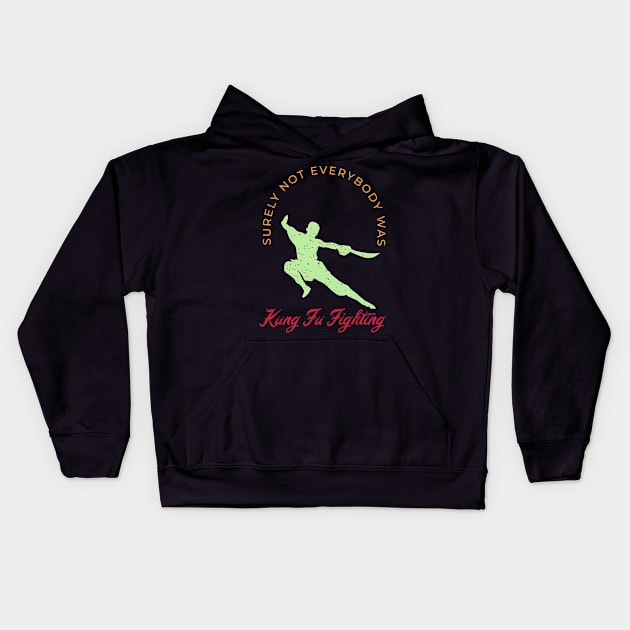 Fighter Design for a Martial Arts Lover Kids Hoodie by AlleyField